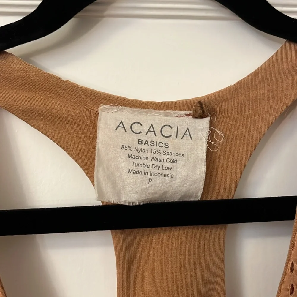 Acacia Swimwear Tan Backless Dress - Picture 2 of 3
